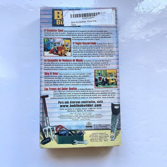 Bob the Builder VHS Spanish Una Gran Herramienta! New Bob El Constructor Video - Picture 2 of 6